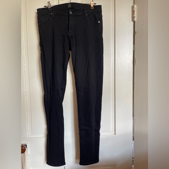Citizens of Humanity Avedon Slick Skinny Leg black jeans size 32 / 12 - Picture 4 of 8
